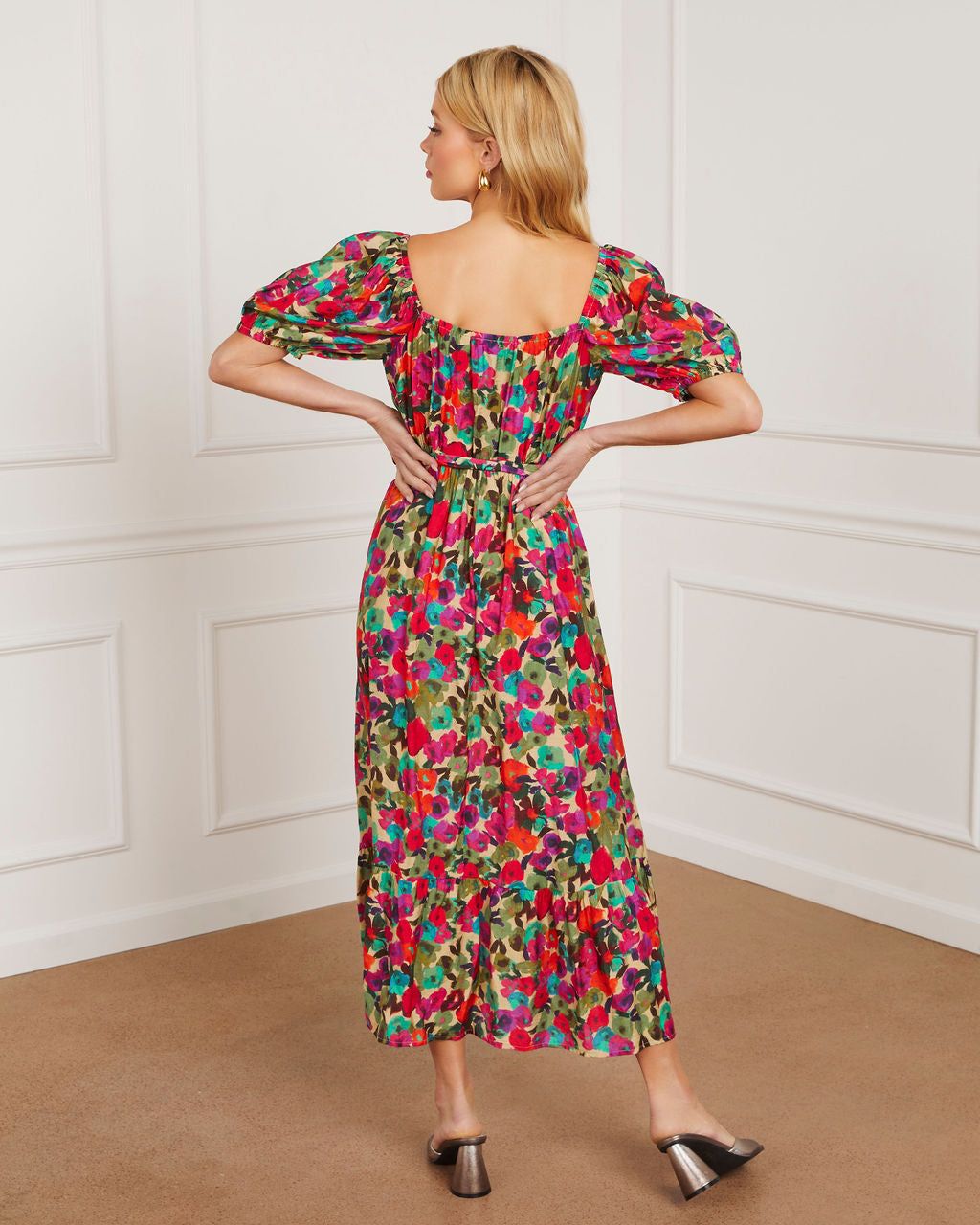 Willa Floral Midi Dress sold by Vici product image thumbnail 5
