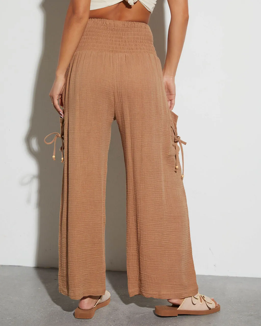 Clarice High Rise Wide Leg Pants sold by Vici product image thumbnail 4