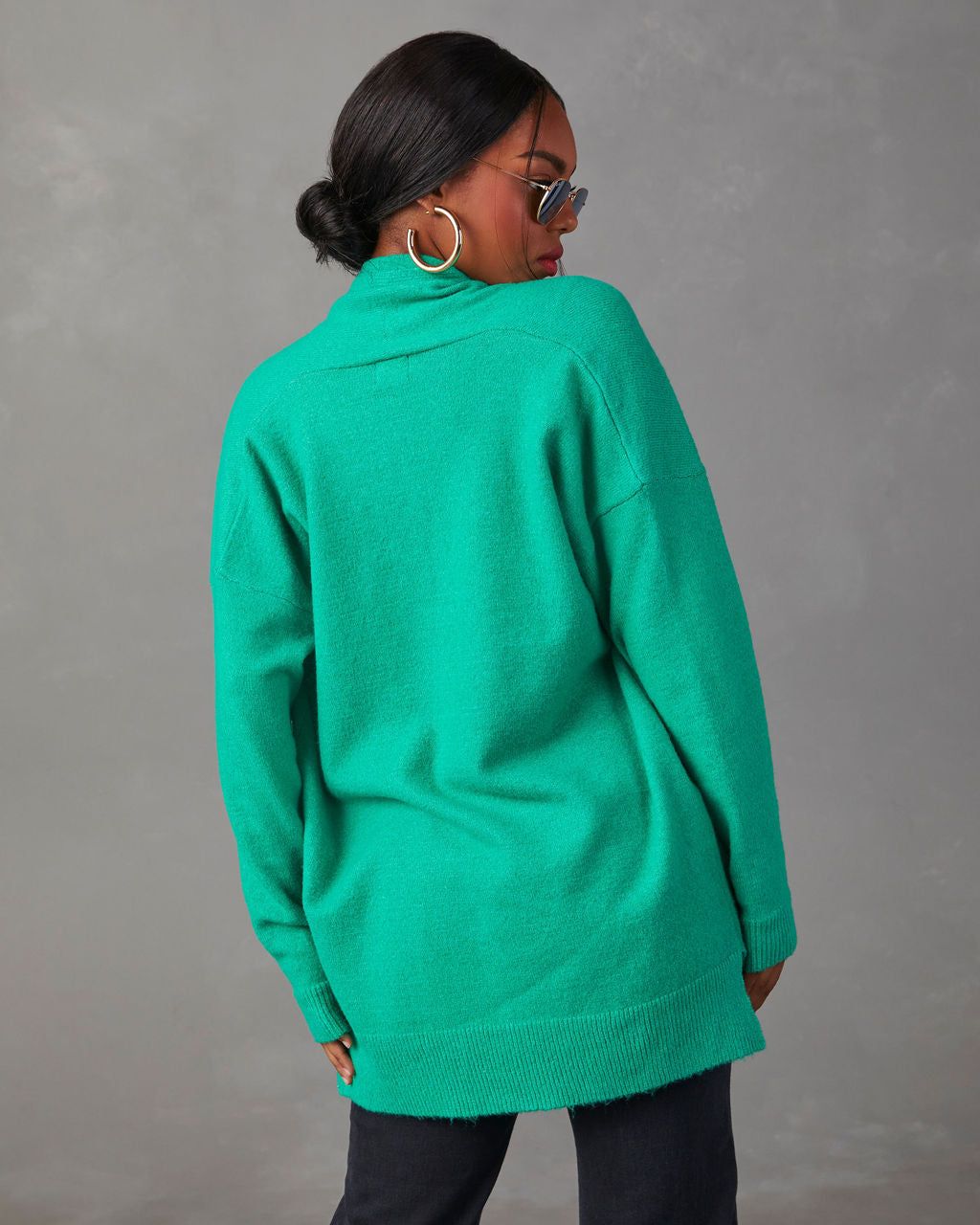 Darleen Oversized Cardigan - Kelly Green - SALE sold by Vici product image thumbnail 4