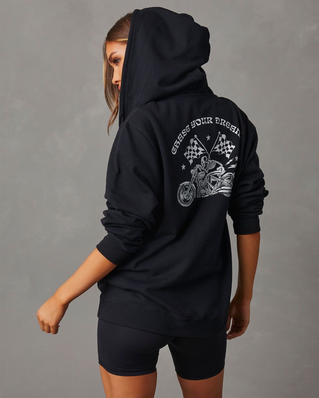 Chasing Dreams Zip Up Hoodie sold by Vici product image thumbnail 4