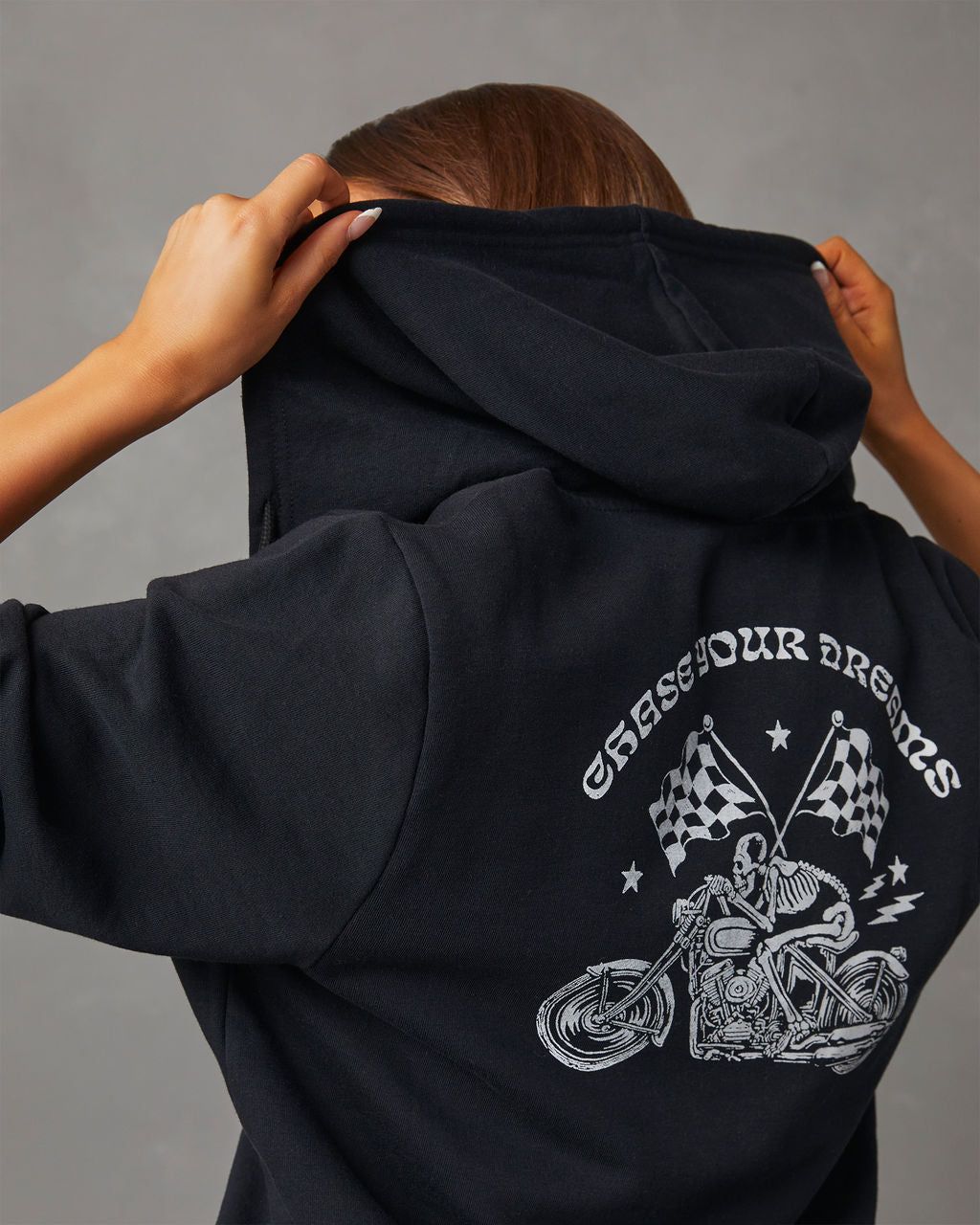 Chasing Dreams Zip Up Hoodie sold by Vici product image thumbnail 2