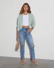 Ariana Distressed High Rise Skinny Jeans sold by Vici
