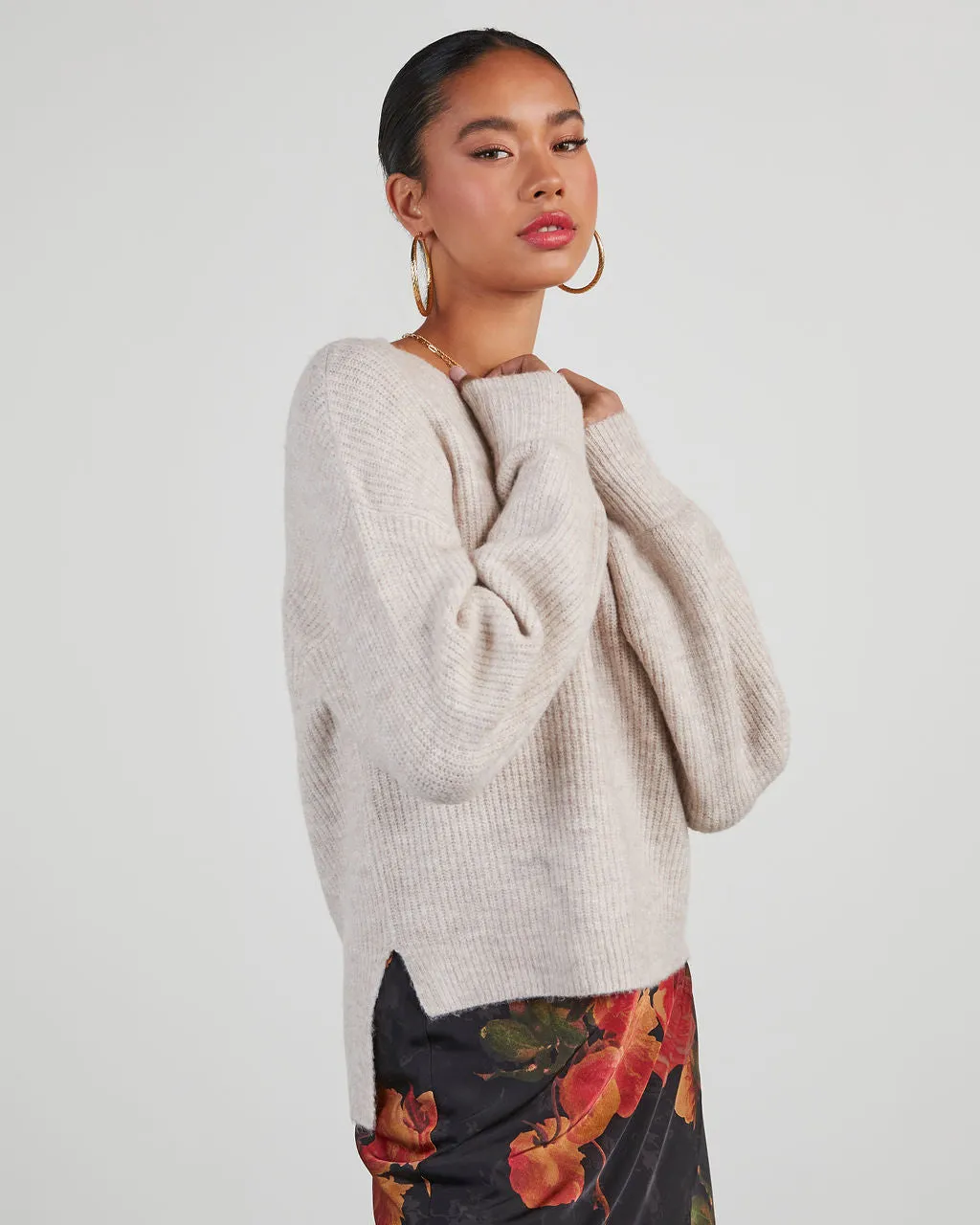 Sunday Morning Feeling Knit Sweater sold by Vici product image thumbnail 4