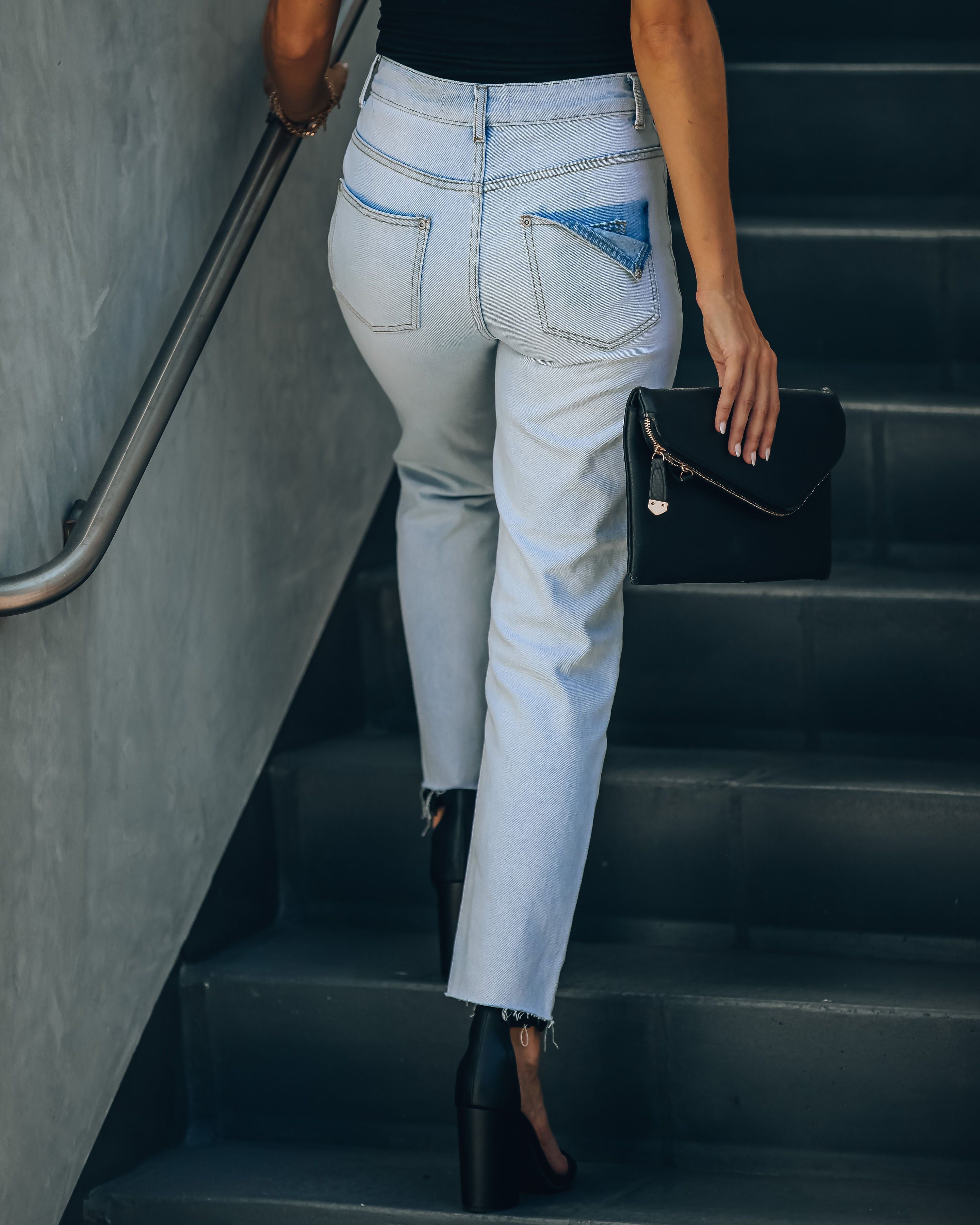 Colin High Rise Distressed Denim - FINAL SALE sold by Vici product image thumbnail 2