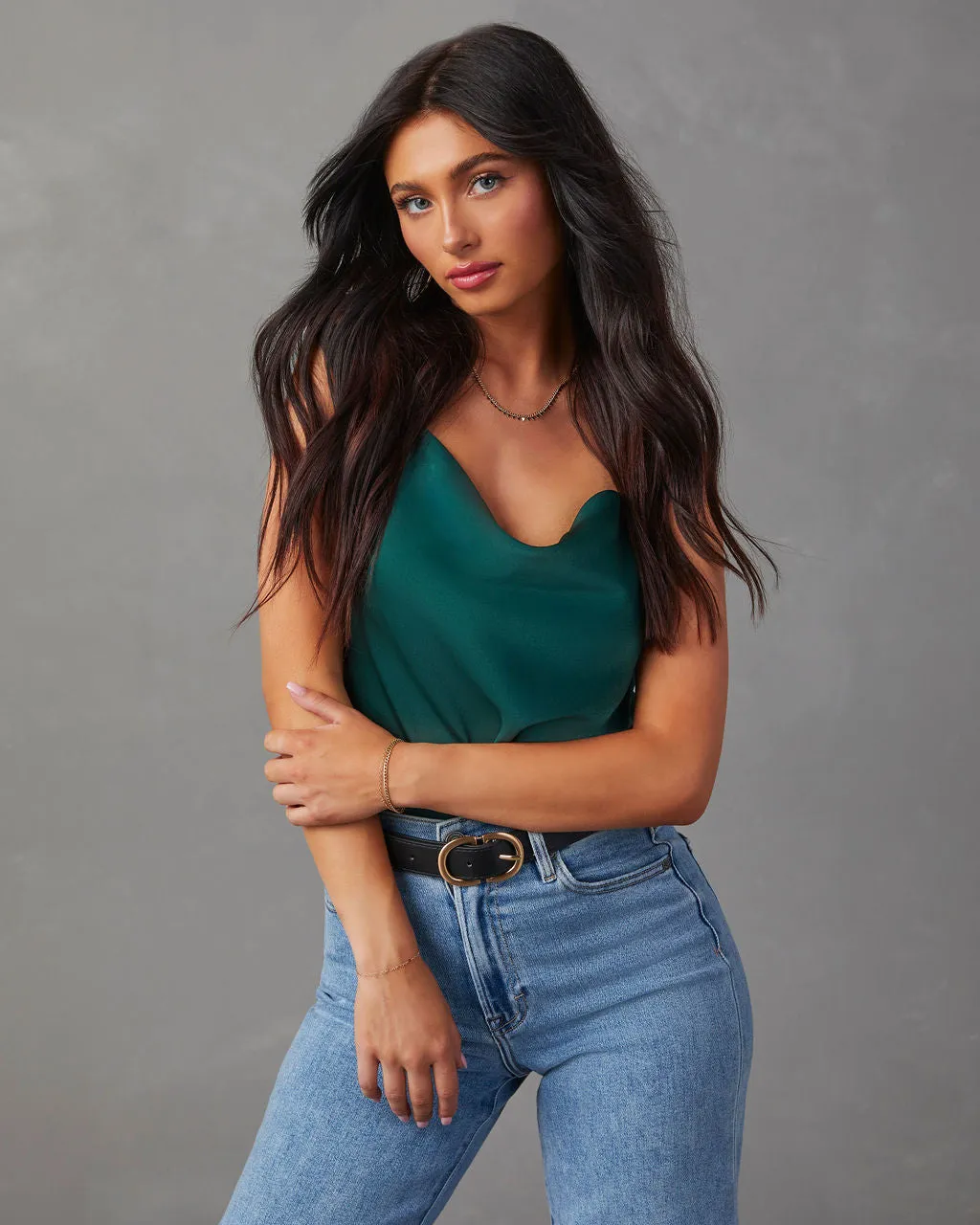 Rachel Leigh Cowl Neck Bodysuit sold by Vici