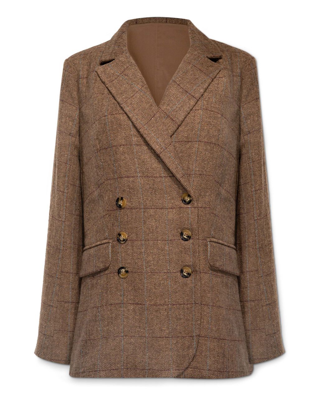 Glasgow Pocketed Herringbone Blazer sold by Vici product image thumbnail 5