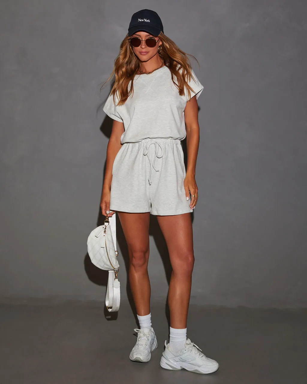 Comfy Chic Casual Drawstring Romper sold by Vici product image thumbnail 2
