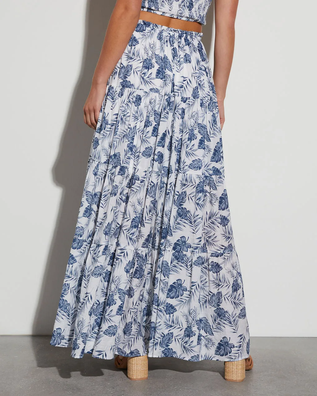 Stassi Tropical Print Maxi Skirt sold by Vici product image thumbnail 4