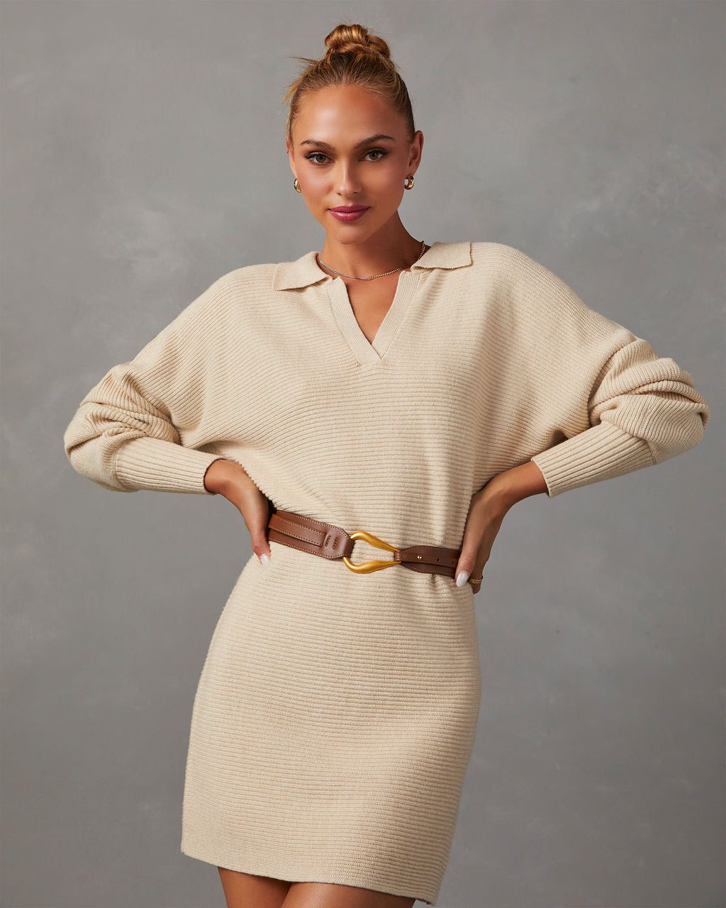 Hooked On You Buckle Belt - Brown sold by Vici product image thumbnail 2