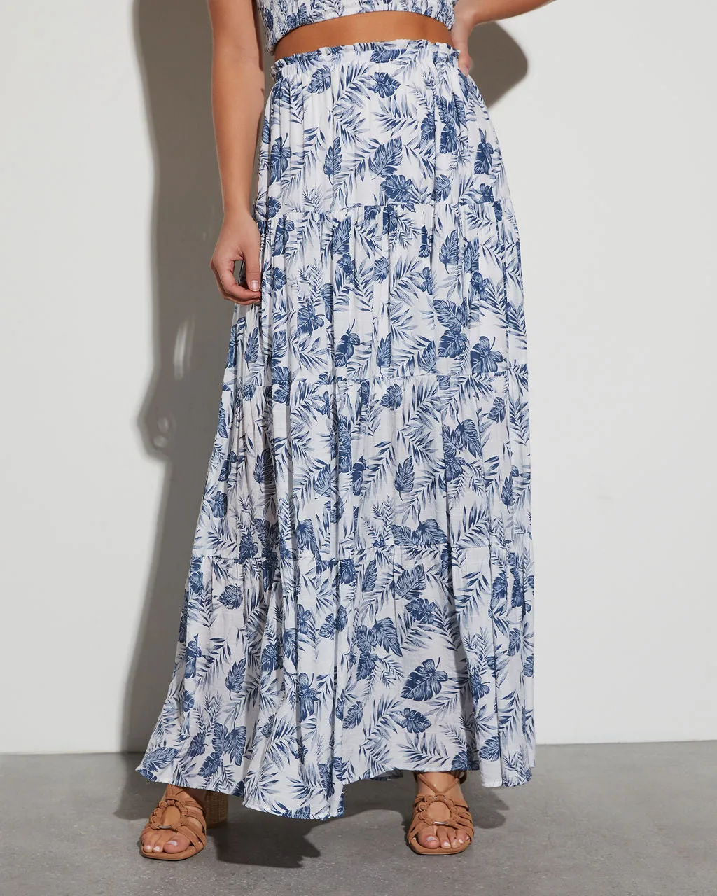 Stassi Tropical Print Maxi Skirt sold by Vici product image thumbnail 2