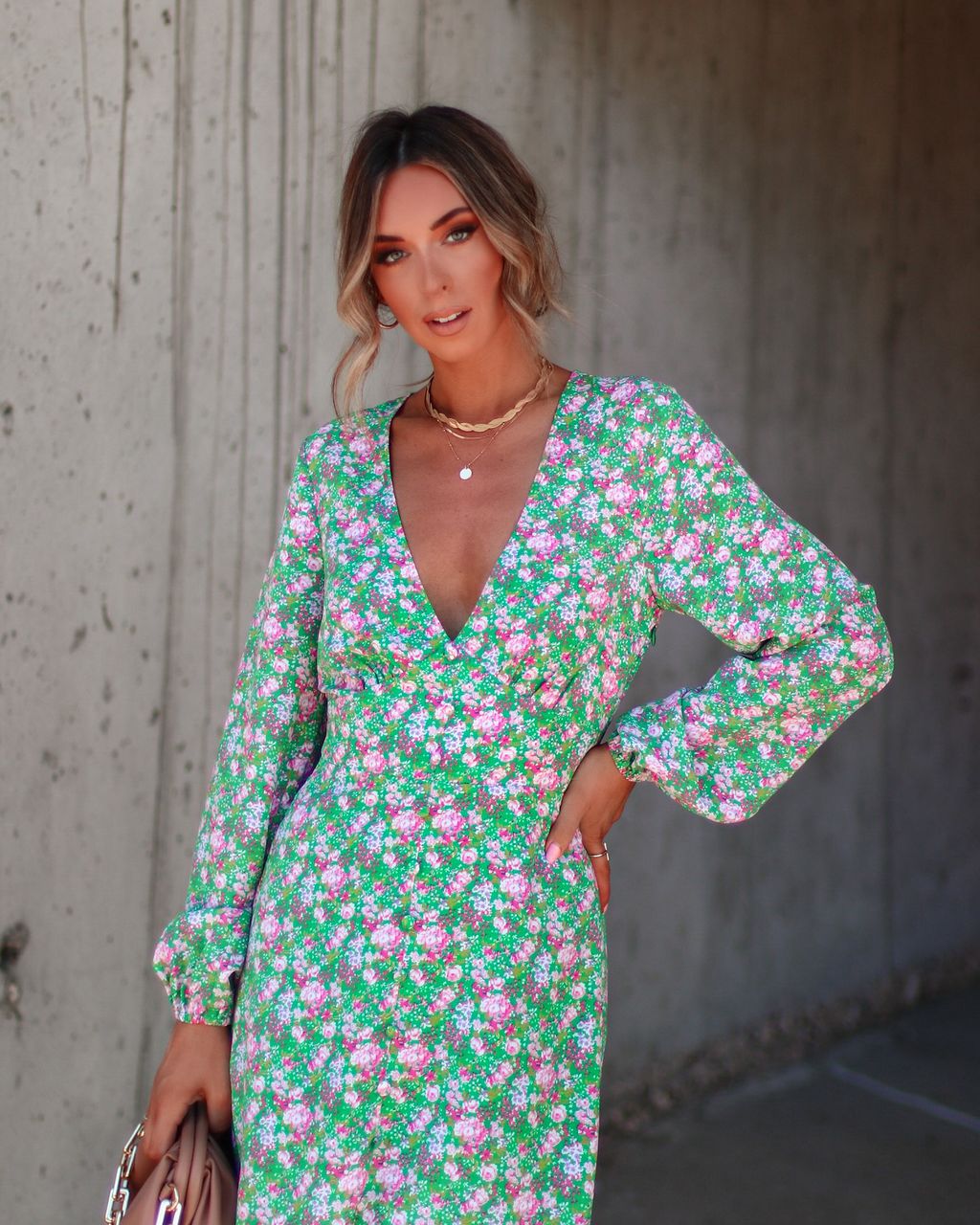 Elouisa Floral Maxi Dress sold by Vici product image thumbnail 3