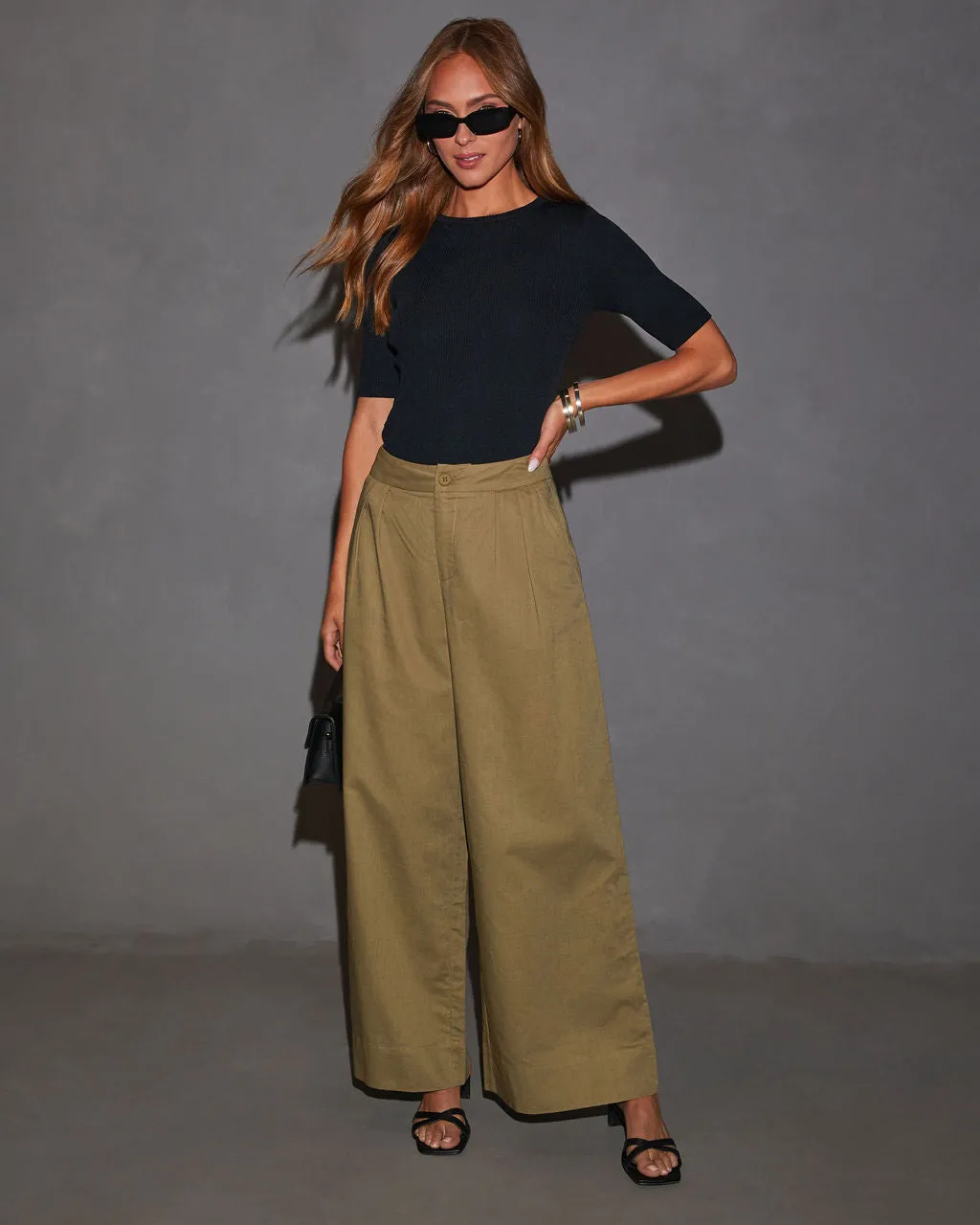 Camie Wide Leg Linen Pants sold by Vici product image thumbnail 5