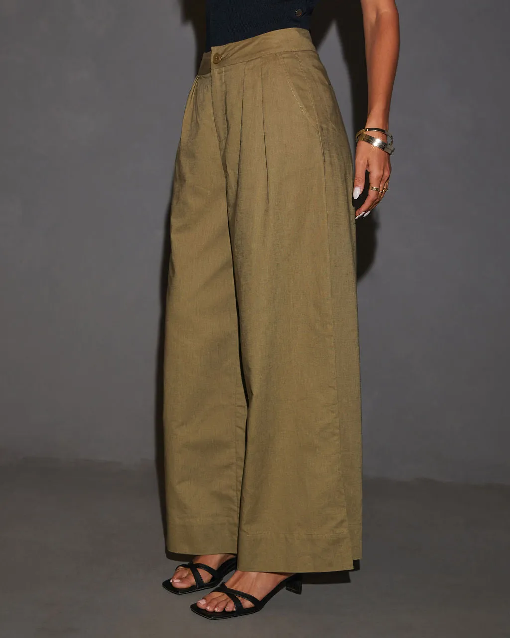Camie Wide Leg Linen Pants sold by Vici product image thumbnail 2