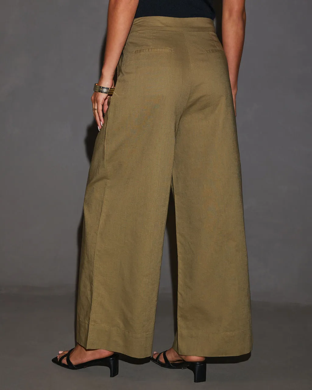 Camie Wide Leg Linen Pants sold by Vici product image thumbnail 4