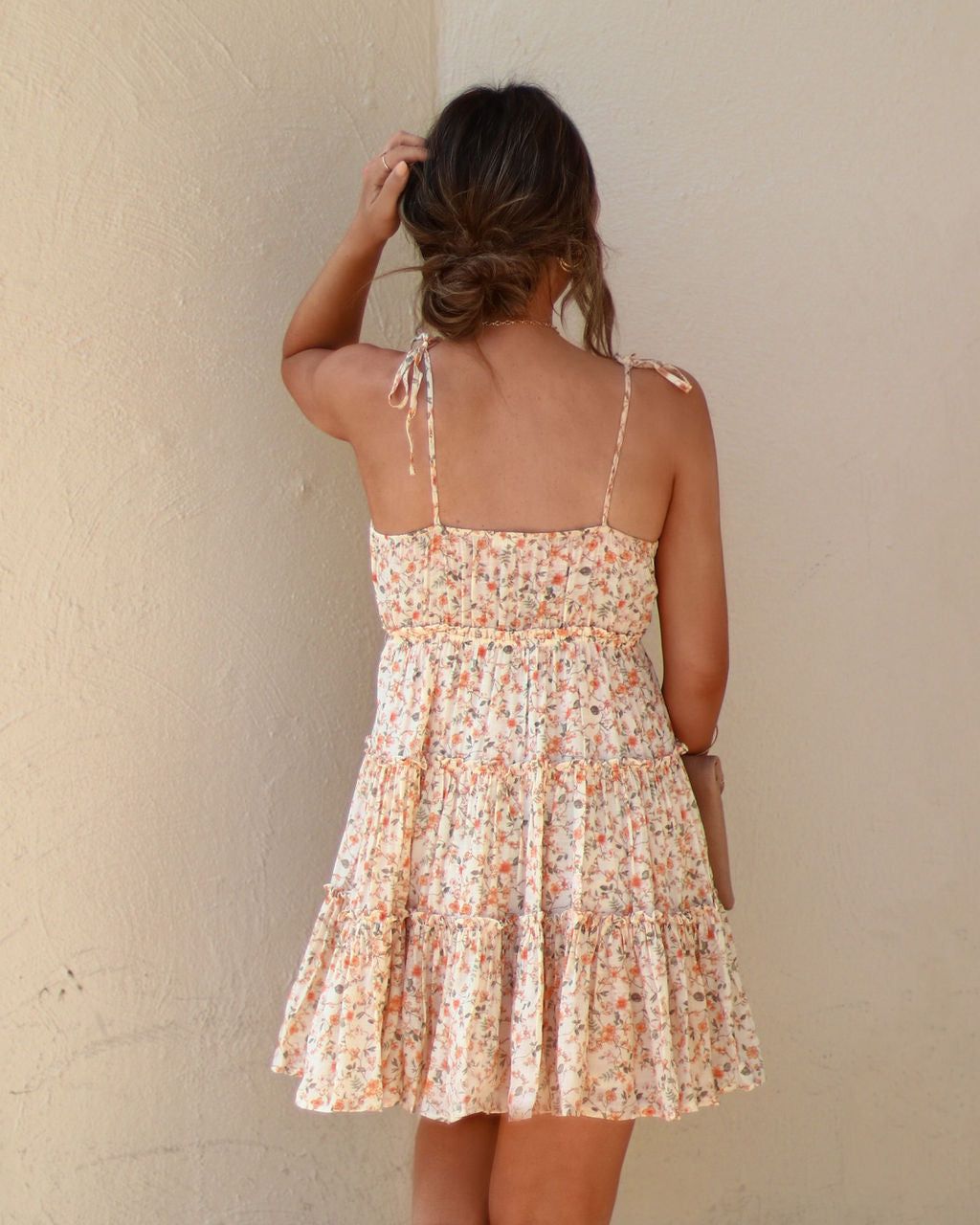 Alyssum Floral Tiered Babydoll Dress sold by Vici product image thumbnail 4