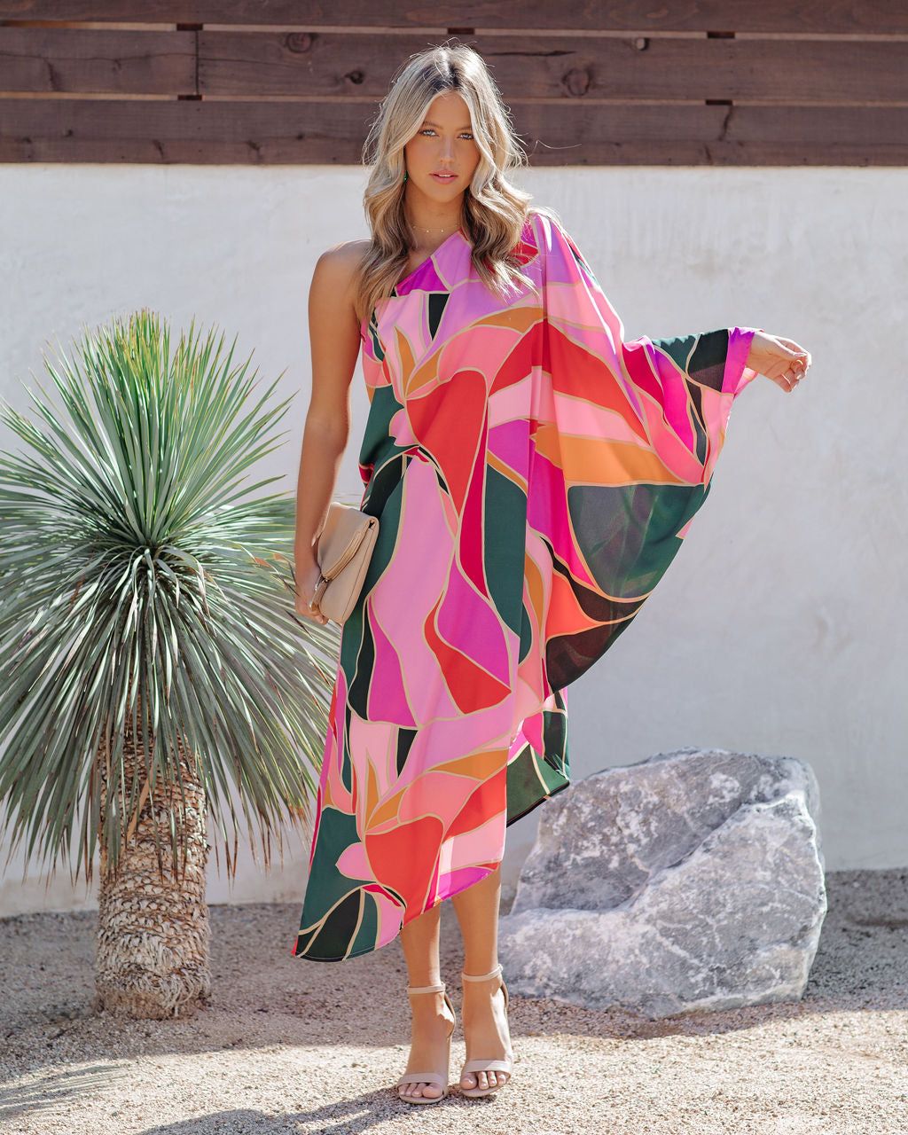 Finesse One Shoulder Asymmetrical Dress - FINAL SALE sold by Vici product image thumbnail 3