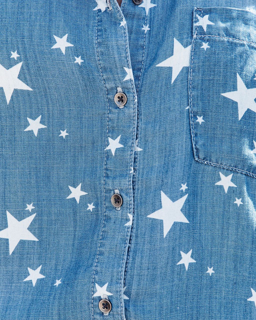 All-Star Tencel Button Down Top - FINAL SALE sold by Vici product image thumbnail 4