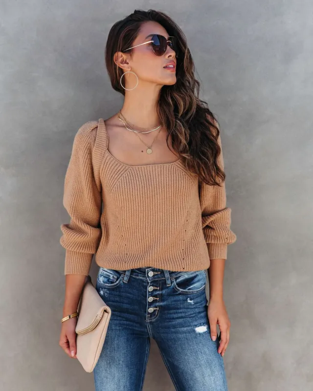 Wynter Knit Long Sleeve Top sold by Vici