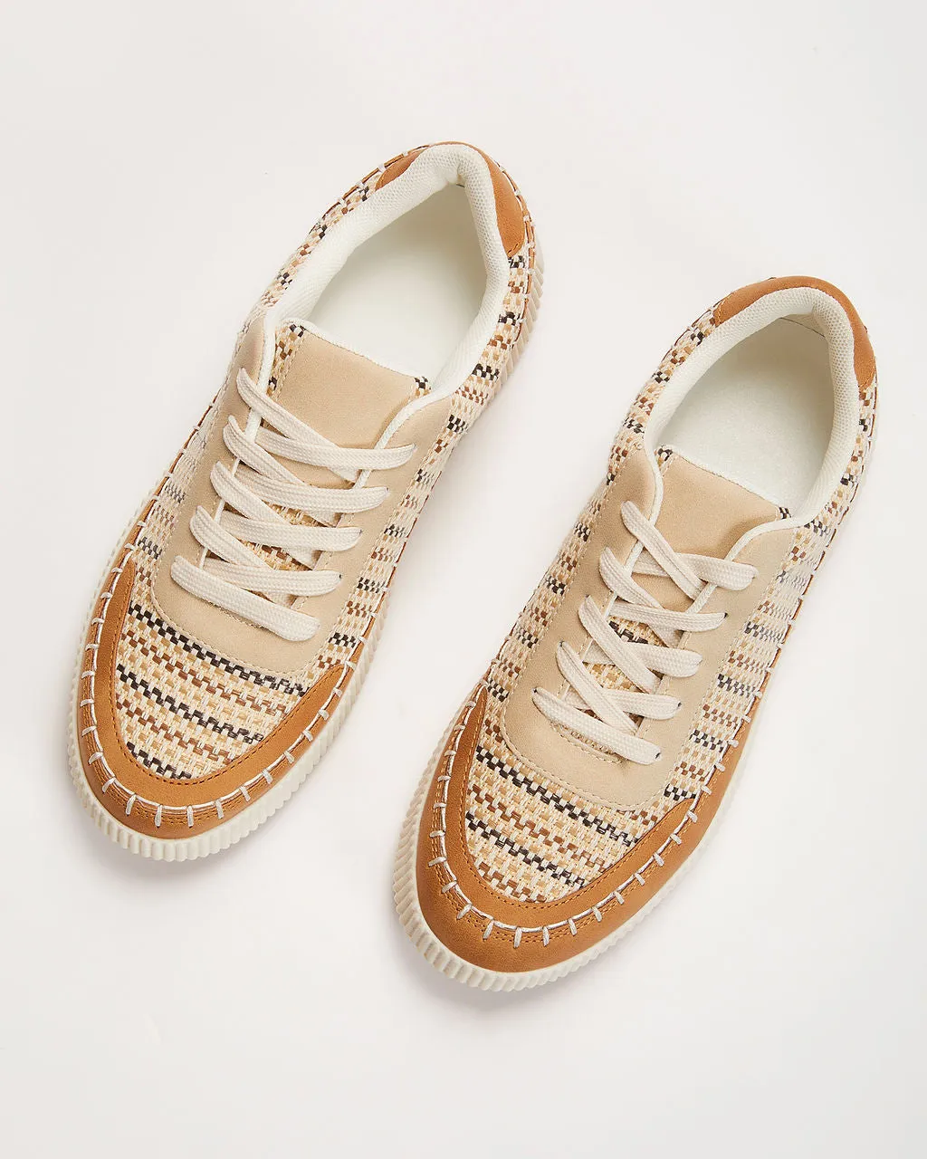 Elevation Woven Platform Sneakers sold by Vici product image thumbnail 4