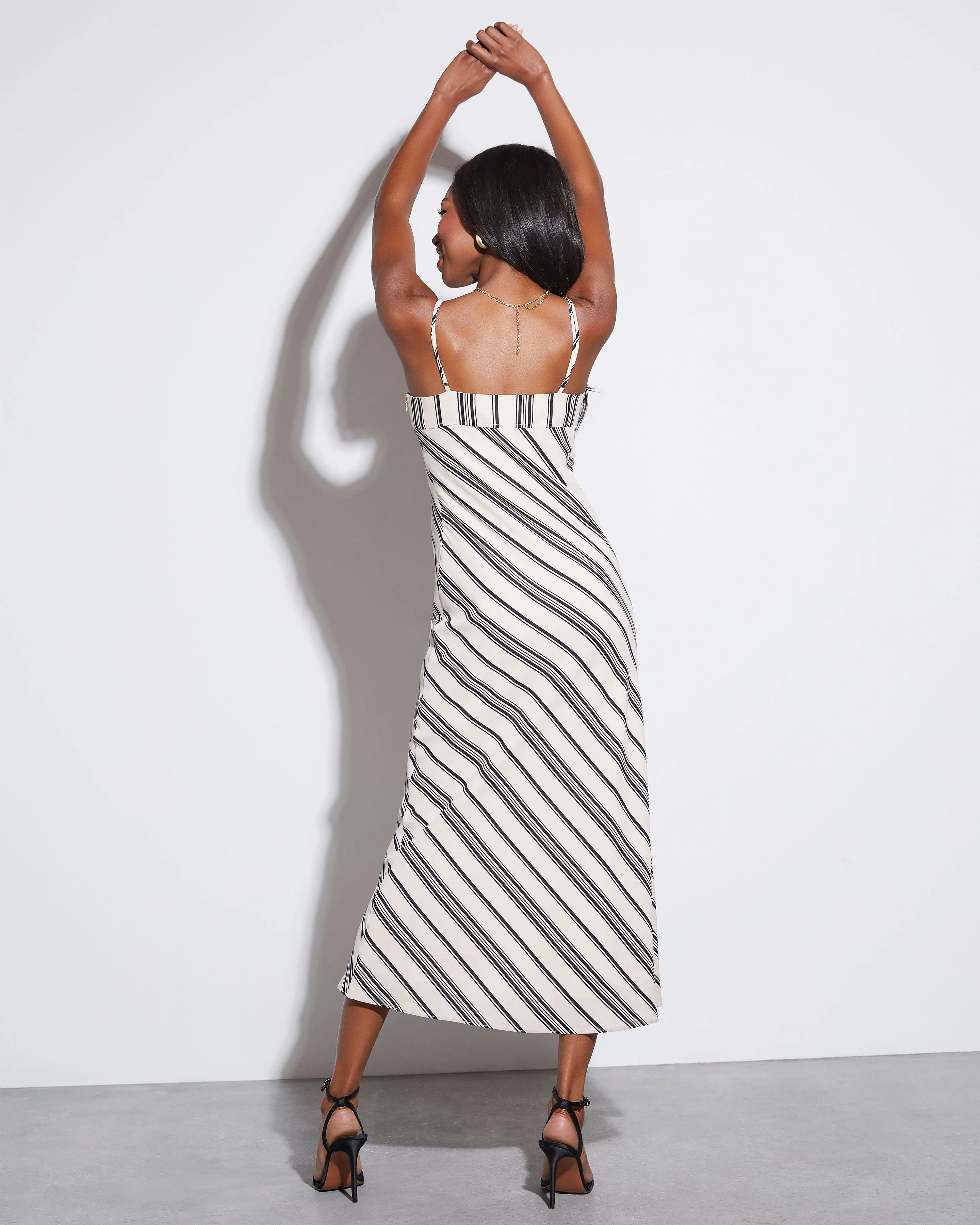 Rhoda Striped Maxi Dress sold by Vici product image thumbnail 3