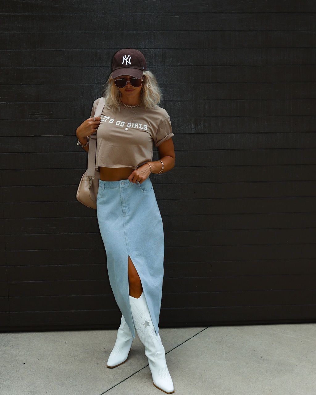 Lets Go Girls Short Sleeve Tee - Mocha - SALE sold by Vici product image thumbnail 6