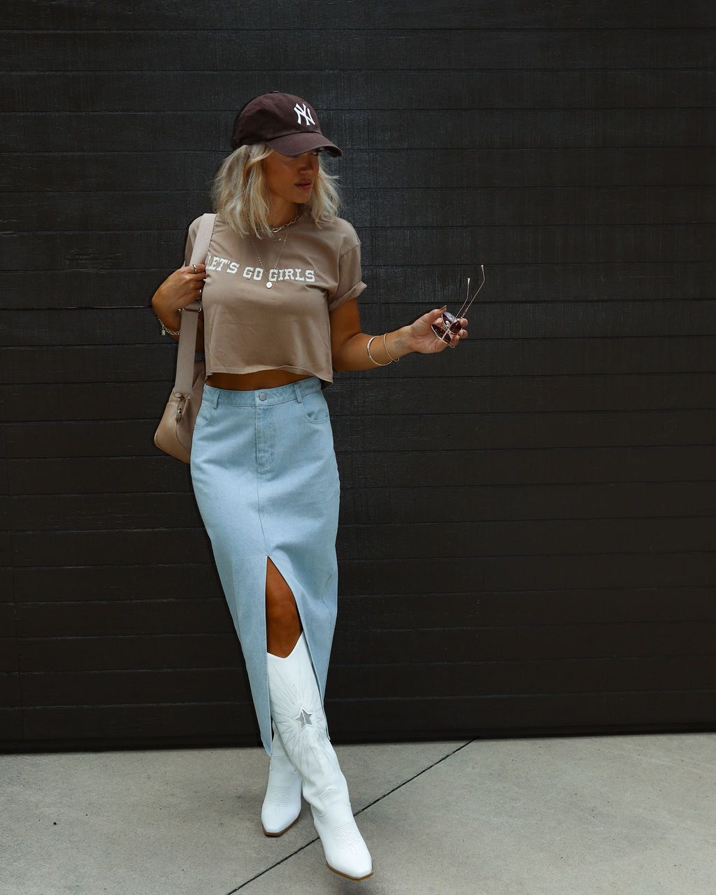 Lets Go Girls Short Sleeve Tee - Mocha - SALE sold by Vici product image thumbnail 7