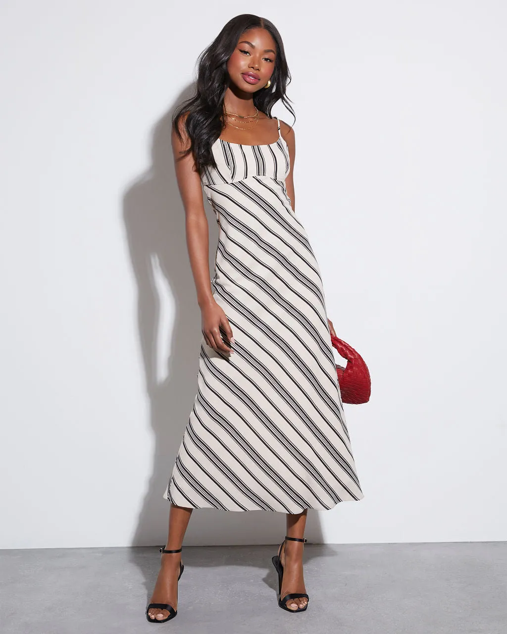 Rhoda Striped Maxi Dress sold by Vici product image thumbnail 4