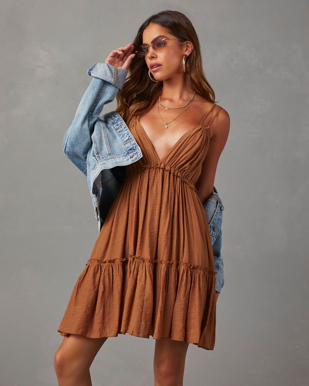 Visalia Sleeveless Mini Dress sold by Vici product image thumbnail 3