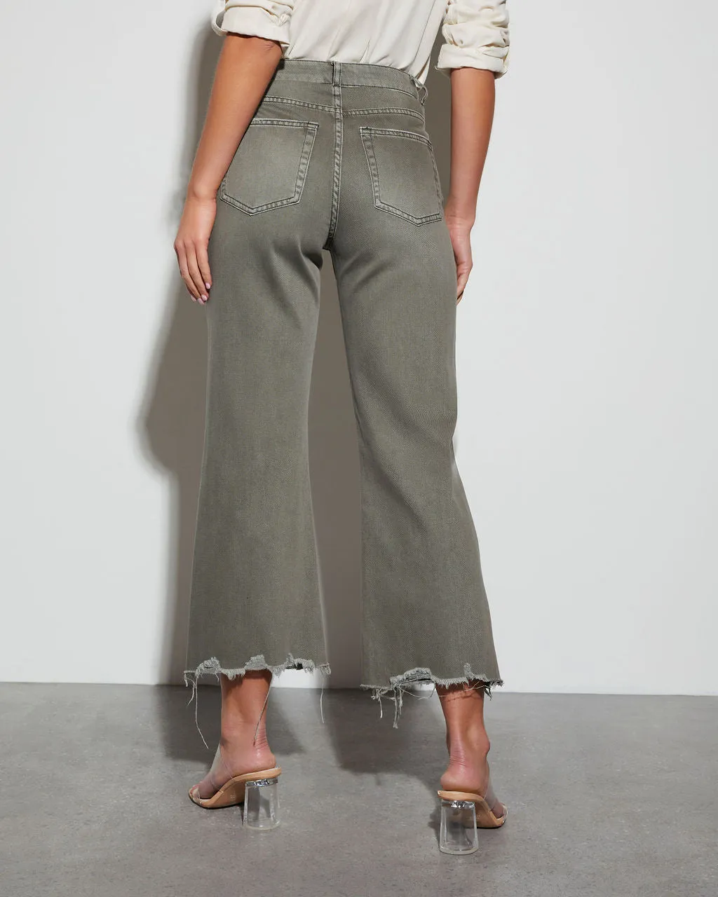 Romani Distressed Crop Jeans sold by Vici product image thumbnail 4