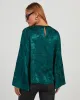 Odette Embossed Wide Sleeve Top sold by Vici