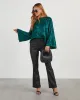 Odette Embossed Wide Sleeve Top sold by Vici