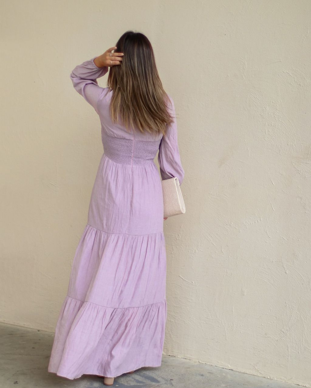 Peregrine Tiered Maxi Dress - Mauve - FINAL SALE sold by Vici product image thumbnail 2