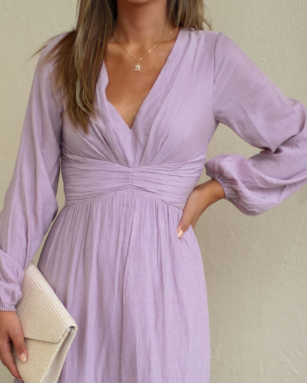 Peregrine Tiered Maxi Dress - Mauve - FINAL SALE sold by Vici product image thumbnail 3