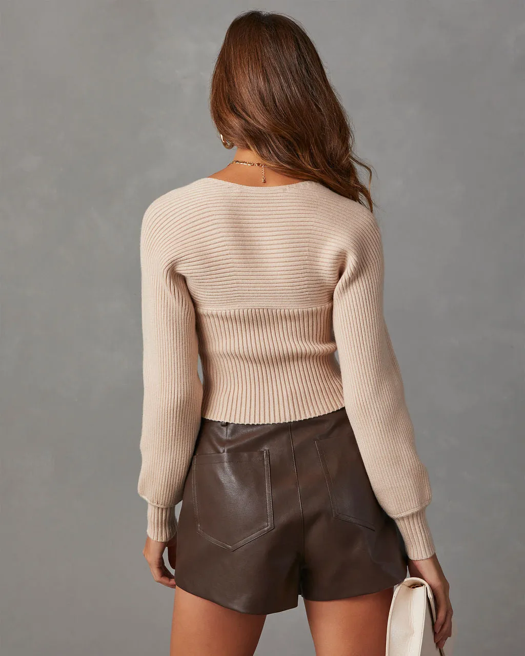 So Much More Knit Balloon Sleeve Top sold by Vici product image thumbnail 4