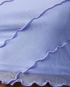 Markella Lettuce Trim Crop Top - Lavender - FINAL SALE sold by Vici
