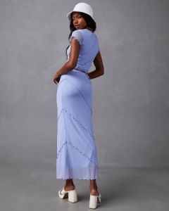 Markella Lettuce Trim Crop Top - Lavender - FINAL SALE sold by Vici