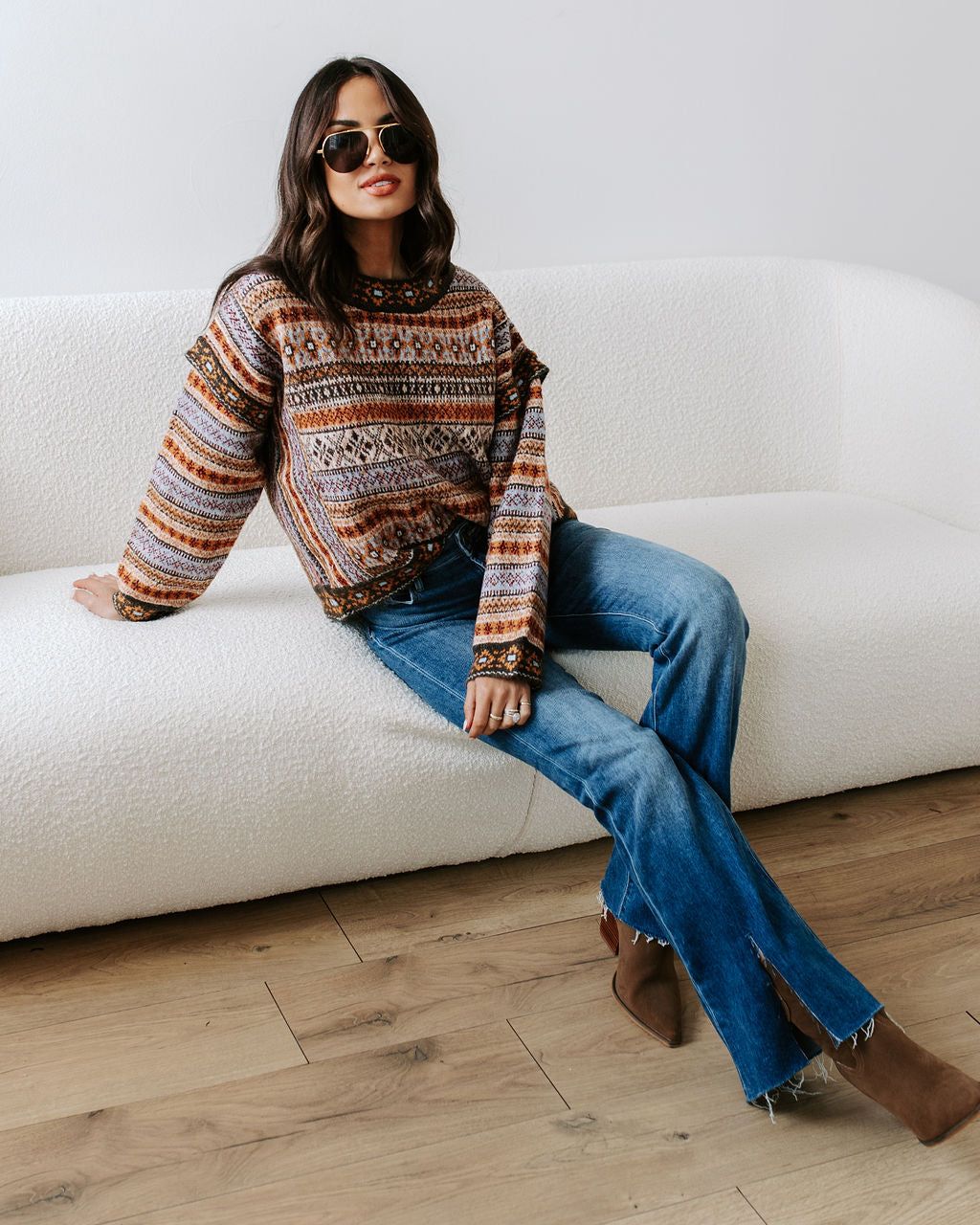 Annette Woven Pullover Sweater sold by Vici product image thumbnail 5