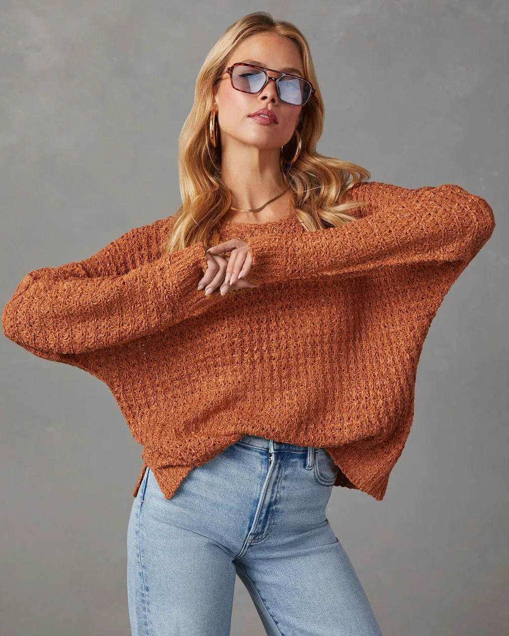 Christie Relaxed Pullover Sweater sold by Vici product image thumbnail 2