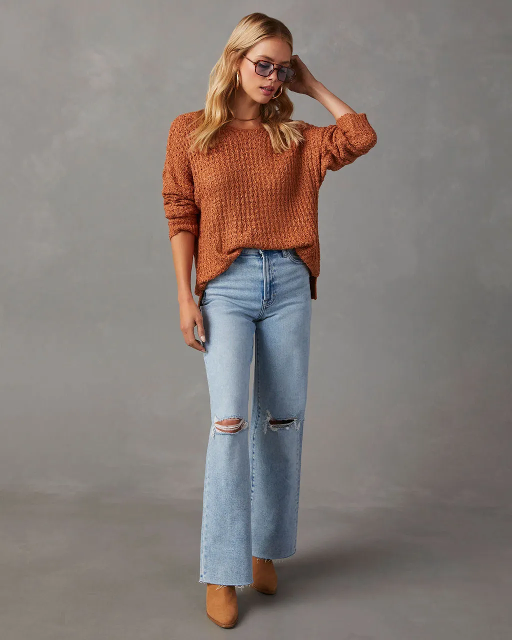 Christie Relaxed Pullover Sweater sold by Vici product image thumbnail 3