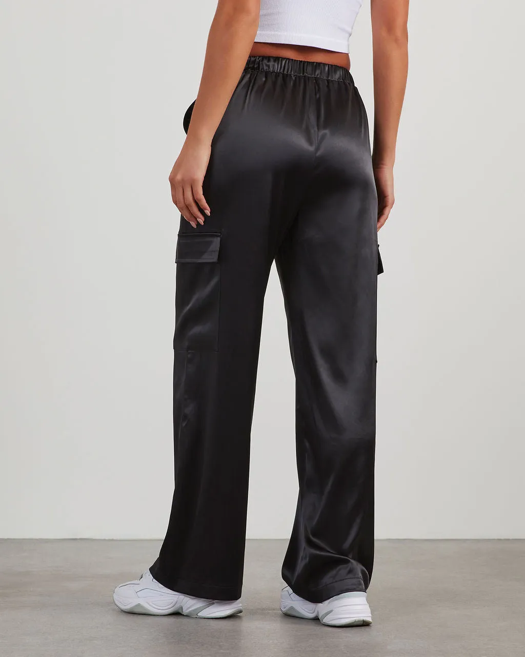 Adriano Satin Cargo Pants sold by Vici product image thumbnail 5