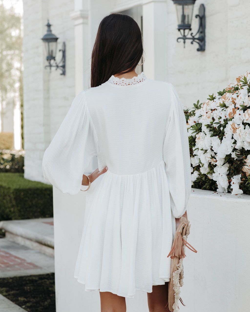 A Thing Of Beauty Crochet Lace Eyelet Dress - FINAL SALE sold by Vici product image thumbnail 2