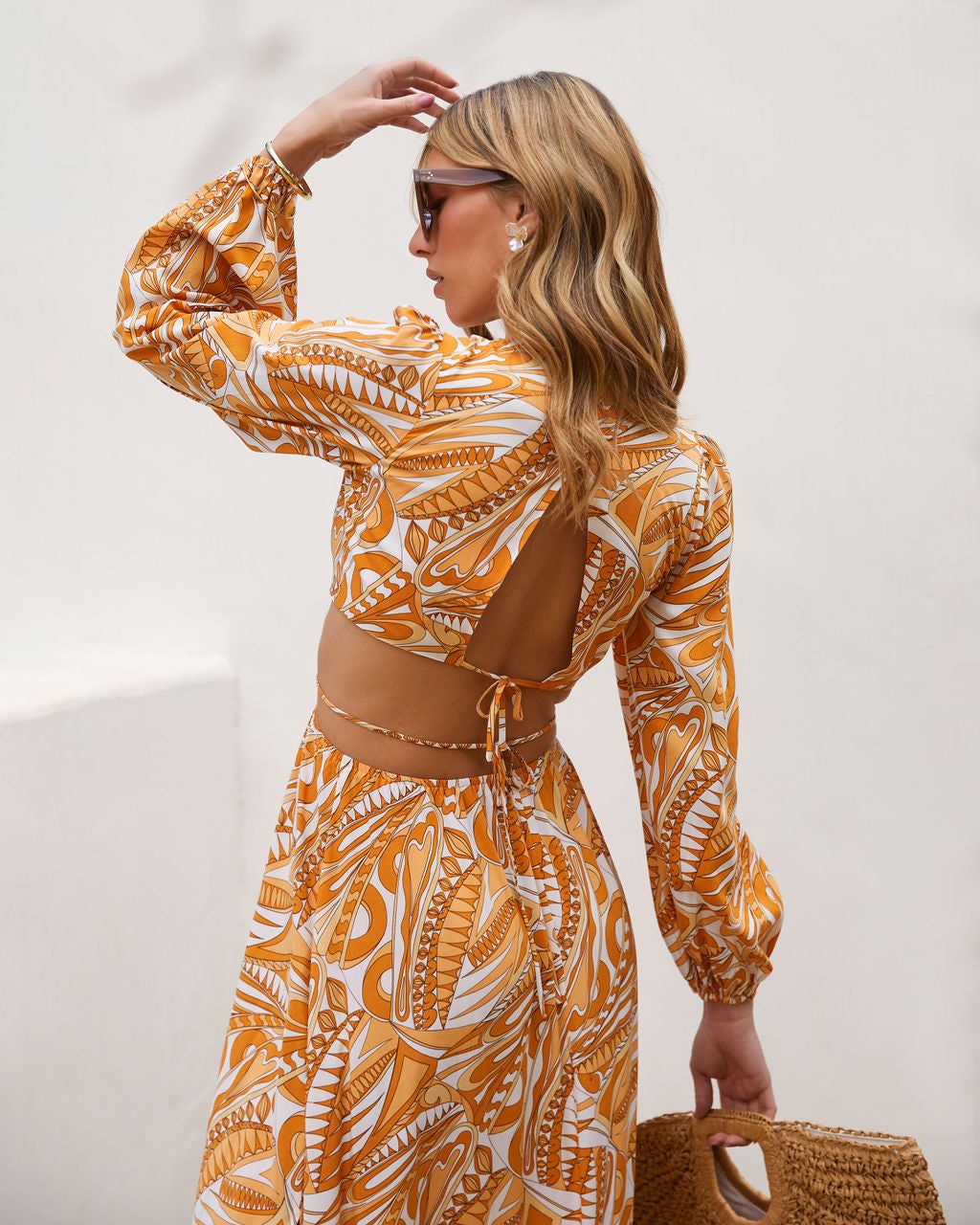Emilia Printed Cutout Maxi Dress sold by Vici product image thumbnail 2