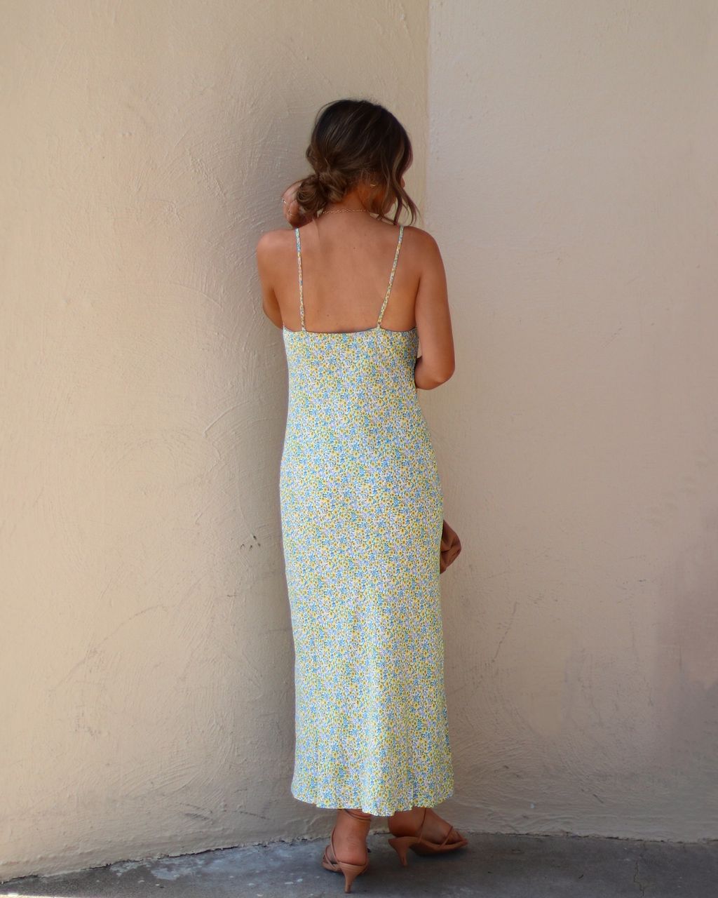 Thea Floral Cowl Neck Midi Dress - FINAL SALE sold by Vici product image thumbnail 2