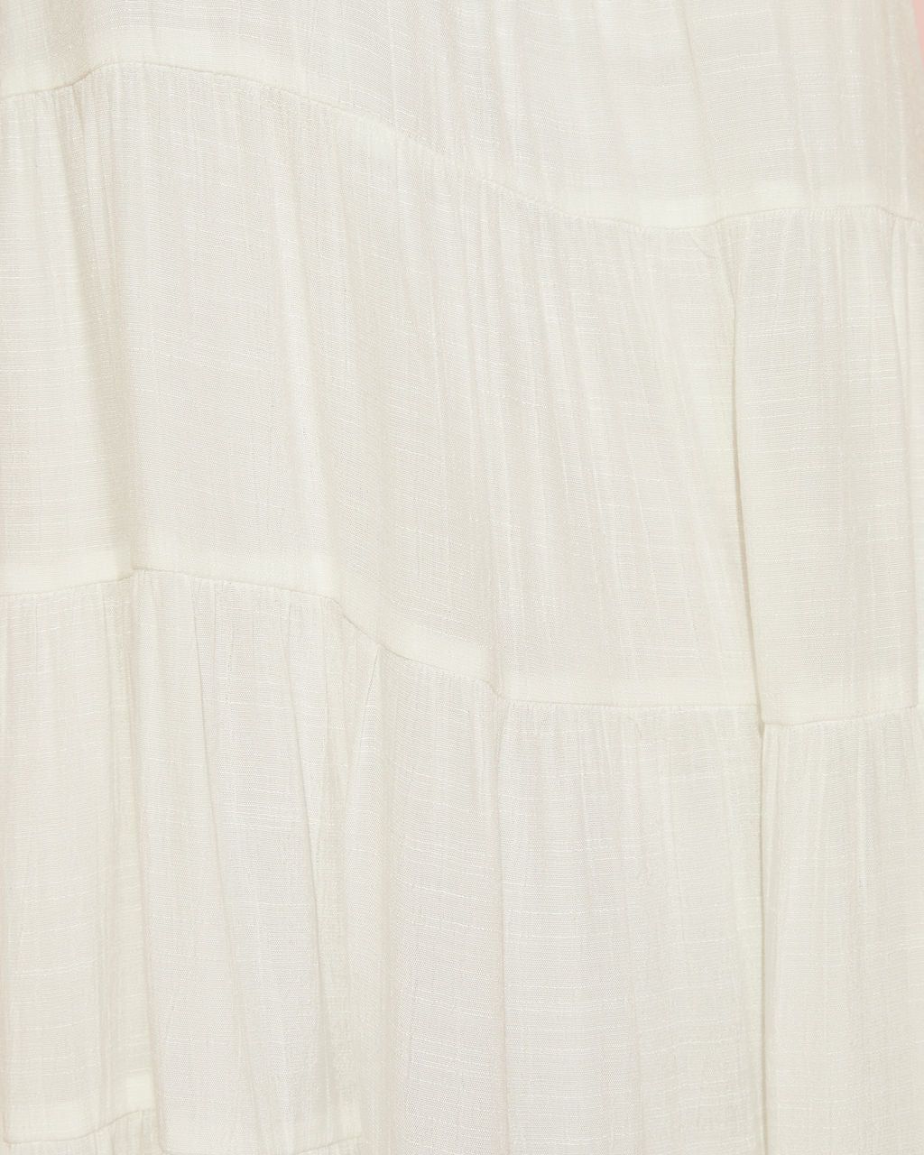 Plume Tiered Maxi Dress - White - FINAL SALE sold by Vici product image thumbnail 3