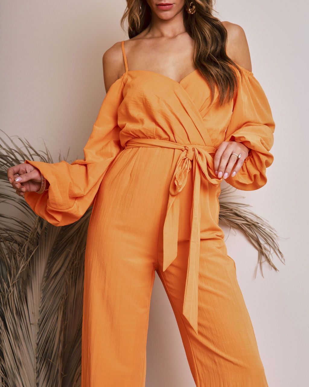 Key West Off The Shoulder Wide Leg Jumpsuit sold by Vici product image thumbnail 2