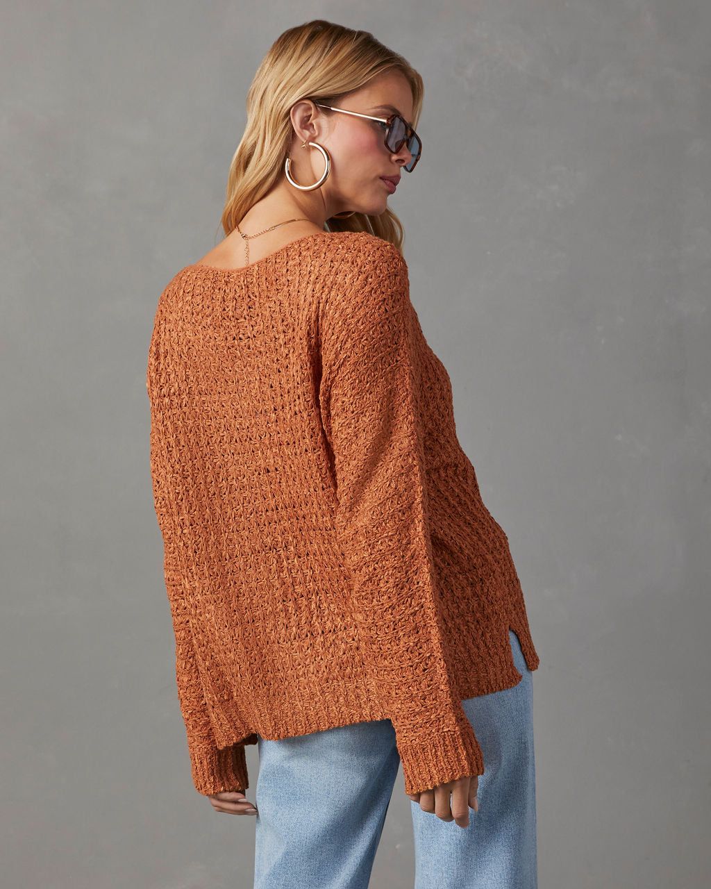 Christie Relaxed Pullover Sweater - Camel - SALE sold by Vici product image thumbnail 4