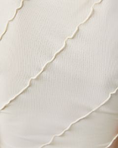 Markella Lettuce Trim Crop Top - Cream - FINAL SALE sold by Vici