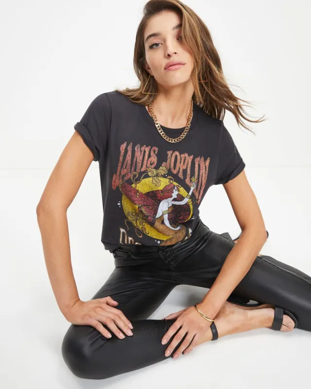 Live At Boston Janis Joplin Cotton Tee sold by Vici
