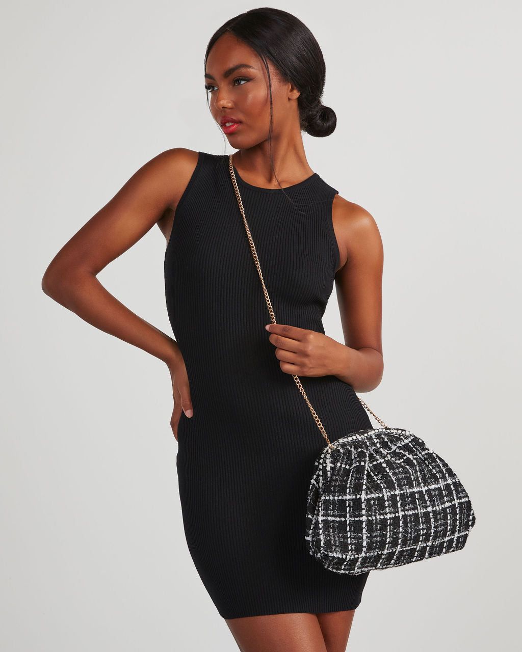 Arnette Tweed Clutch sold by Vici product image thumbnail 4