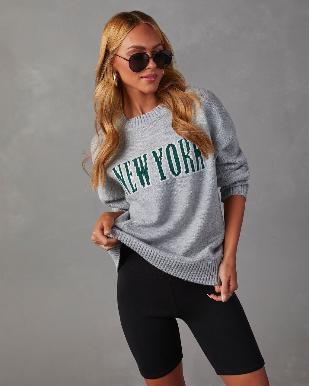 New York Native Graphic Pullover Sweater sold by Vici